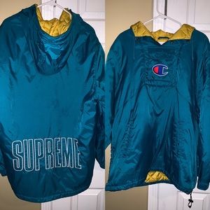 AUTHENTIC Supreme X Champion Windbreaker Jacket